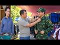 Donning his military uniform, Toàn—once a soldier—trained Diễm, who was anxious.