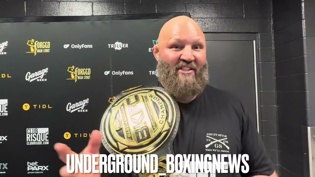 Ben Rothwell speaks on winning his first BFKC title.