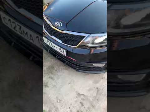 Сплиттер переднего бампера KIA Rio 3 (2015-2017) | KIA RIO 3 Splitter on Front Bumper (2)