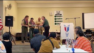 Logan's Eagle Scout Ceremony