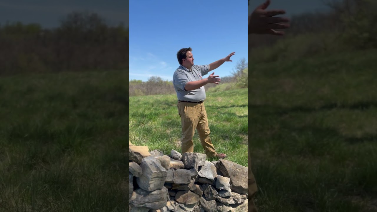 The Stone Wall - First Battle of Kernstown #civilwar #shenandoahvalley #shorts #battlefield
