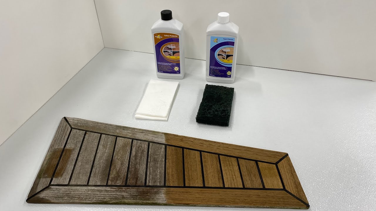 Hvordan behandle Teakdekk Sandøy Båtdekk YouTube