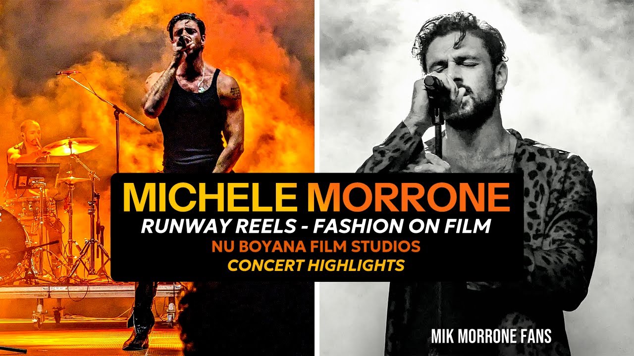 Michele Morrone performing at 