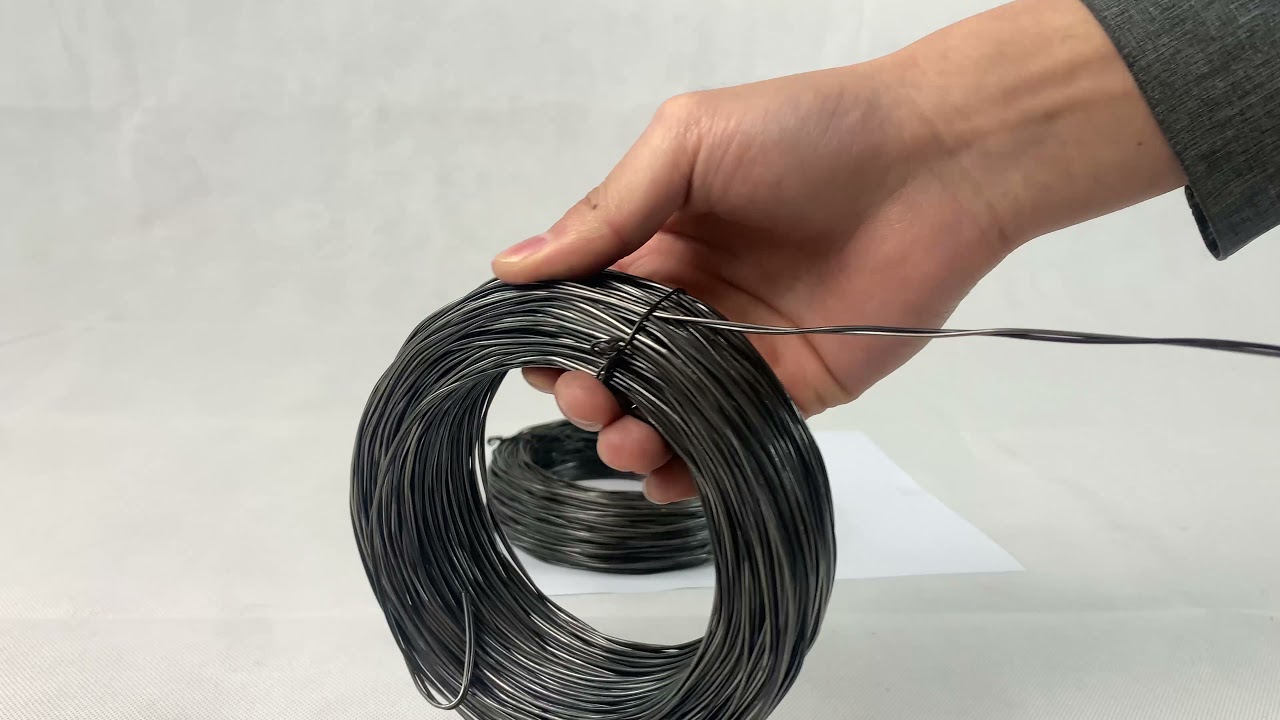 BWG18 1.24mm Black annealed twist wire double wire for Brasil
