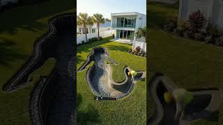 Oddly Satisfying Luxury Pool Construction 🌊🛠️ #shorts