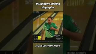 PBA players missing single pins (2025 PBA Tour Finals) #sports #bowling #bowlingtiktok #bowlingtok