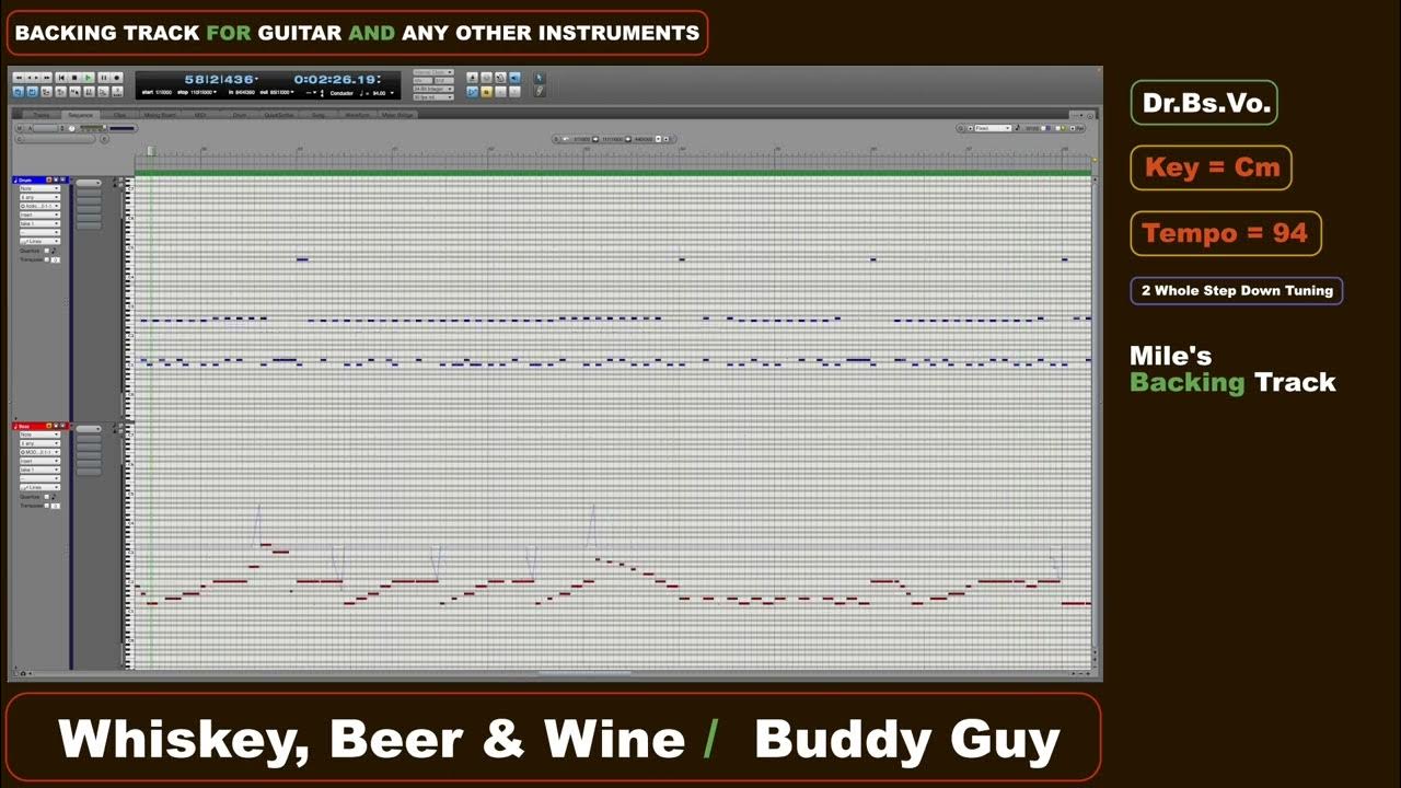Whiskey, Beer & Wine Backing Track / Buddy Guy YouTube