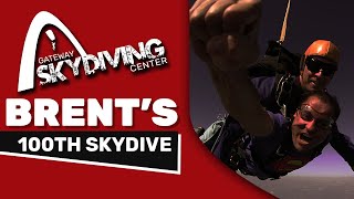 Brent's 100th Skydive!