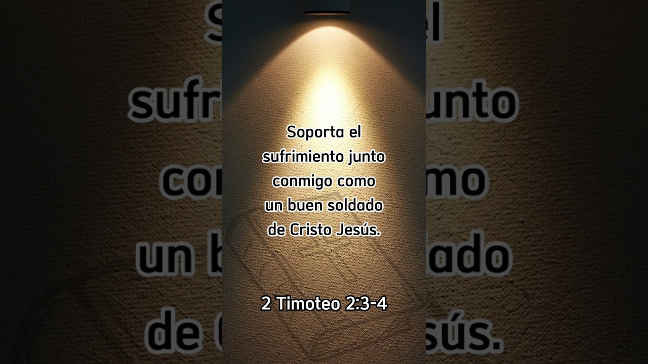 Soldados de Cristo; 2 Timoteo 2:3-4 #biblia