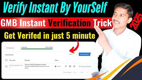 Verify GMB by YourSelf 😲|| instant GMB verification method