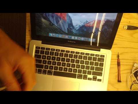 DVD drive won't eject on this macBook pro. Fixed!