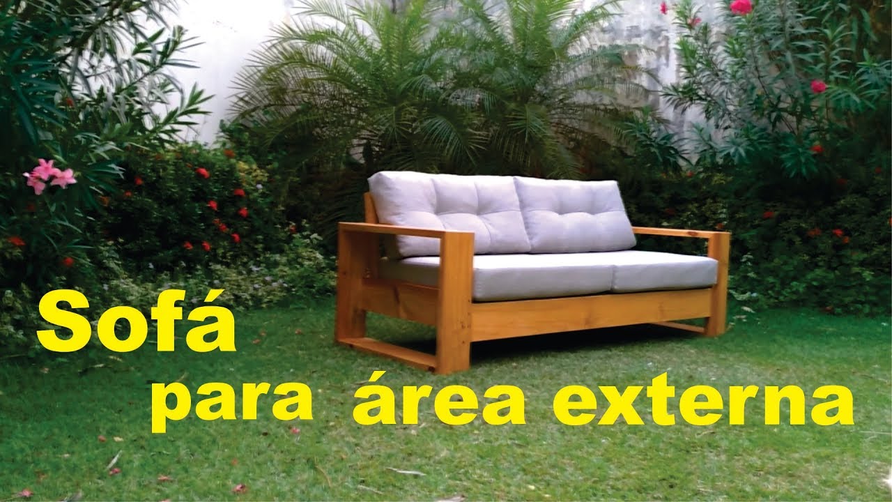 Sofá De Madeira Apae Para área Externa You Madeira Apae Para área Externa