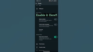 Enable WhatsApp Video notes| Whatsapp video note error.