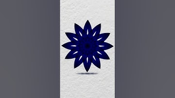 New Flower Design In CorelDRAW | CorelDRAW Tutorial | #shorts #youtubeshorts #trending