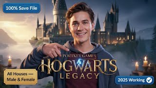 Hogwarts Legacy 100% Save File Male & Female All Houses 2025 Guide