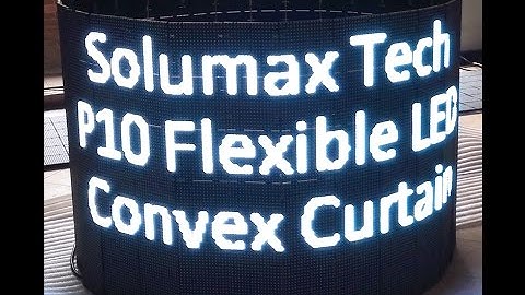 BOOM Versatile Flexible LED Video Wall E-Mail: mobile.led.screen@gmail.com