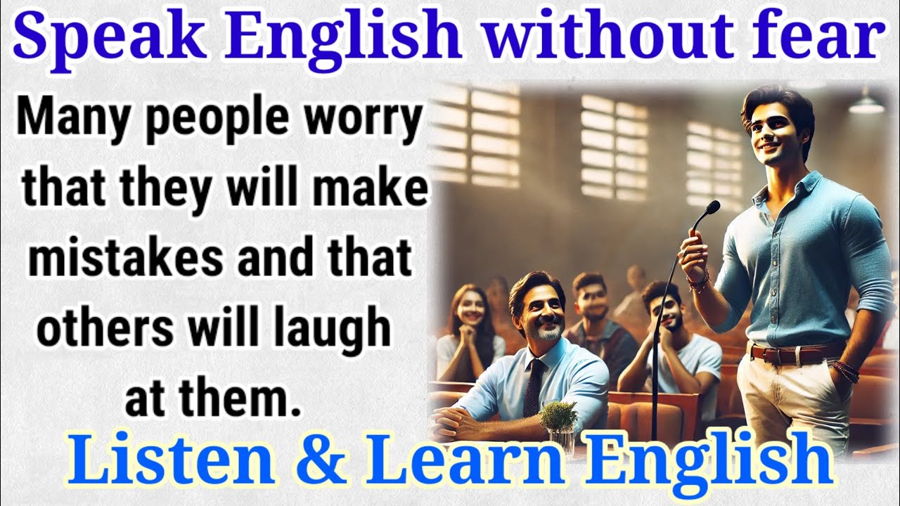 Speak English Without Fear | Daily English Listening Practice | 