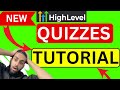 How to use GoHighLevel Quizzes? Explained in 4 minutes.