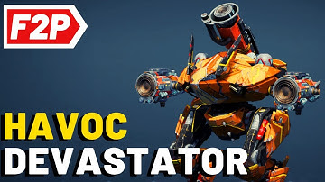 Fenrir Devastator Havoc - War Robots Free to Play Hangar Gameplay (No Commentary) WR F2P