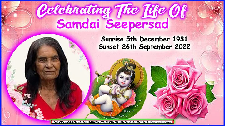 Funeral Service Of Samdai Seepersad