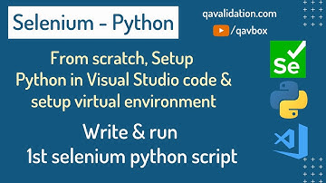 Configure python in VSCode & run selenium test