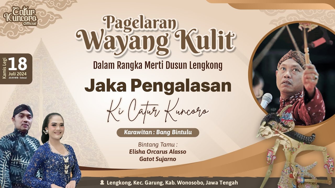 #LiveStreaming KI CATUR KUNCORO, ELISHA  & GATOT 