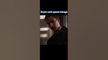 When zoom cant speed mirage but … can