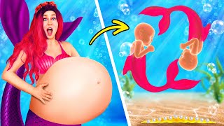 OH NO! Mermaid is PREGNANT AGAIN | CRAZY AND FUNNY PREGNANCY SITUATIONS by Challenge   Accepted