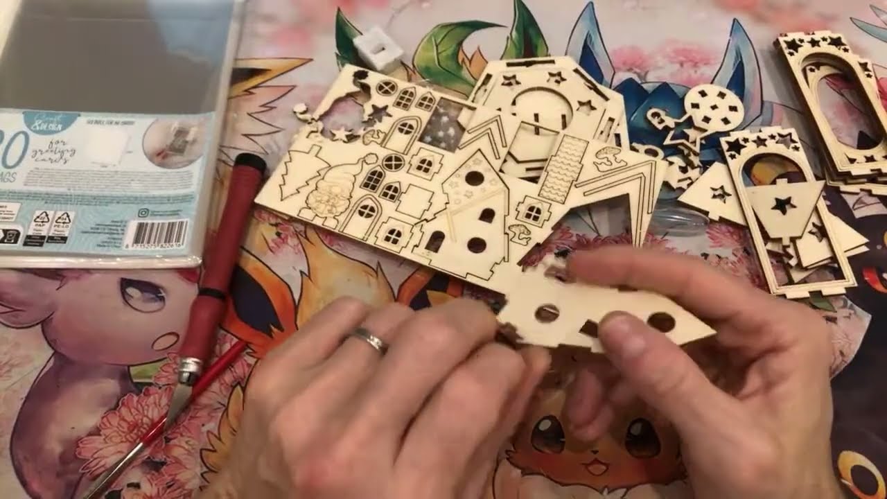 Kaz'Art montage 2025 lanterne gnome house bois led déco Time action