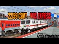 WAP7 | 22159_CSMT MAS EXPRESS | INDIAN TRAIN SIMULATOR | MSTS LIVE #shorts #indiantrainsimulator