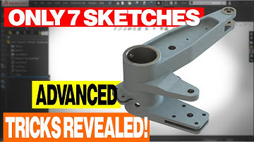 SolidWorks Advanced Tutorial: Exercise 7 | Master the Power of 7 Sketches