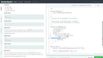 Hackerrank Algorithm Solution - Picking Numbers (Javascript)