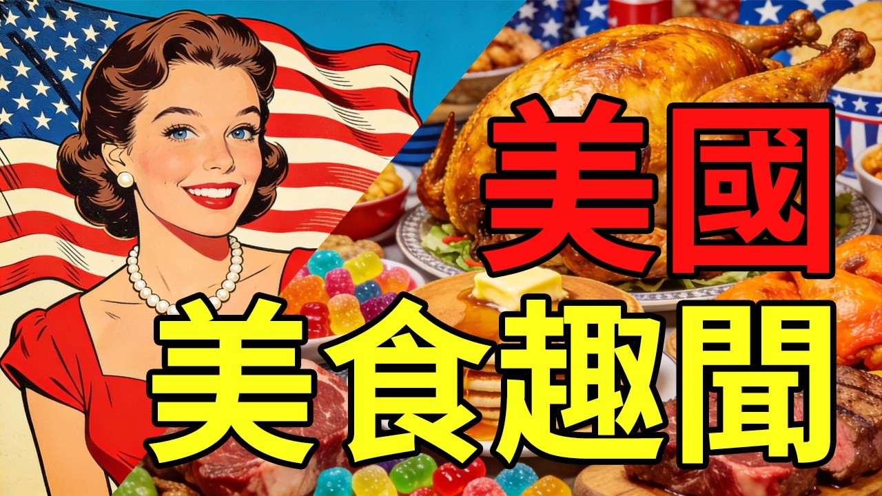 1年狂嗑60公斤糖？美國人「吃肉當水喝」的真相！從酷愛泡菜到左宗棠雞，揭秘那些讓你三觀炸裂的美式暗黑料理#美國美食#飲食文化#垃圾食物#高熱量#酷愛泡菜#左宗棠雞#美式中餐#漢堡歷史#甜食成癮
