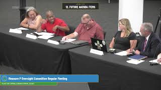 Measure P Oversight Committee | 07-27-2026 | City of Vallejo