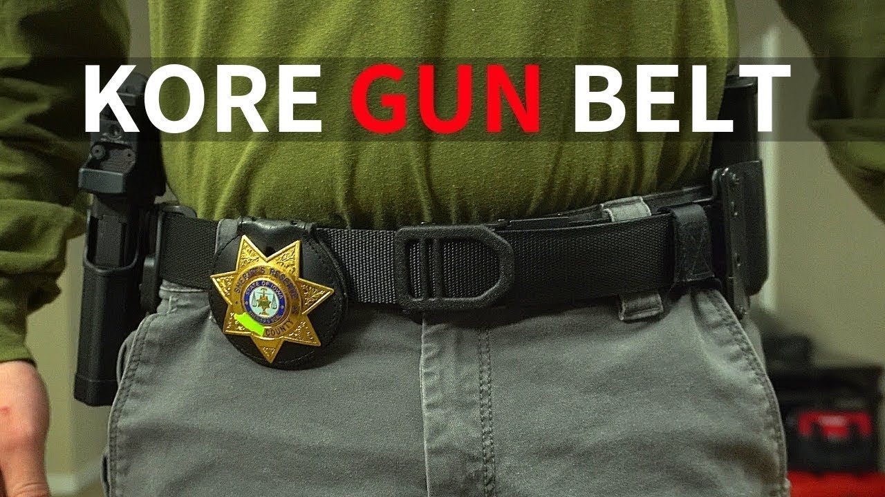 Kore Essentials Gun Belt| EDC Kore Trackline belt|Micro Adjustable| BeardTastic Reviews