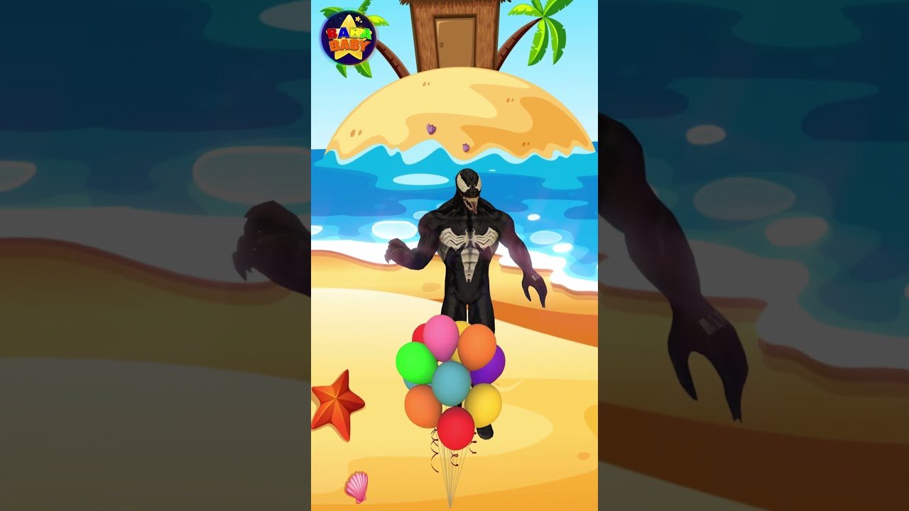 Venom Teaches B for Balloon | Fun ABC Learning Video for Kids
