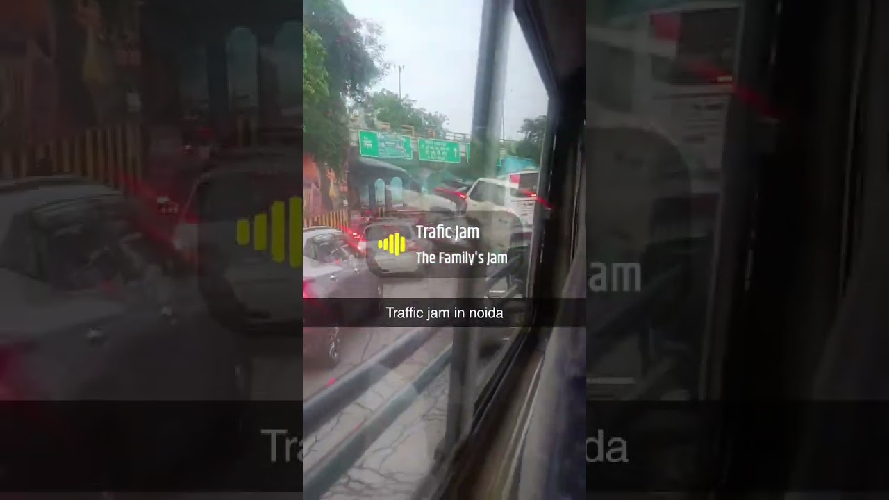 traffic jam in noida