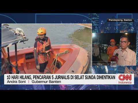 Alasan Utama Pencarian 5 Jurnalis di Selat Sunda Dihentikan