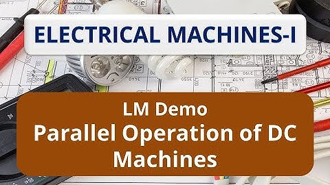 LM 3: Parallel Operation of DC Machines CHANGED