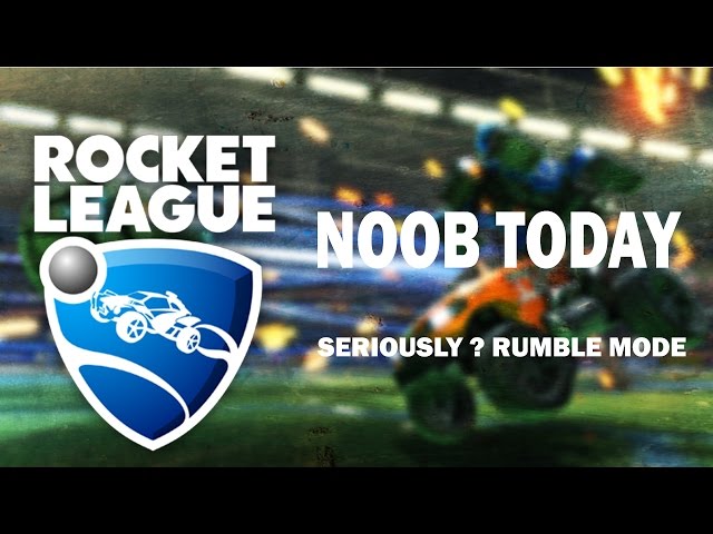 I'M NOOB TODAY... | Rocket League