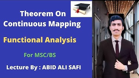 Theorem On Continuous Mapping In Metric Space | Continuous Mapping In Urdu/Hindi