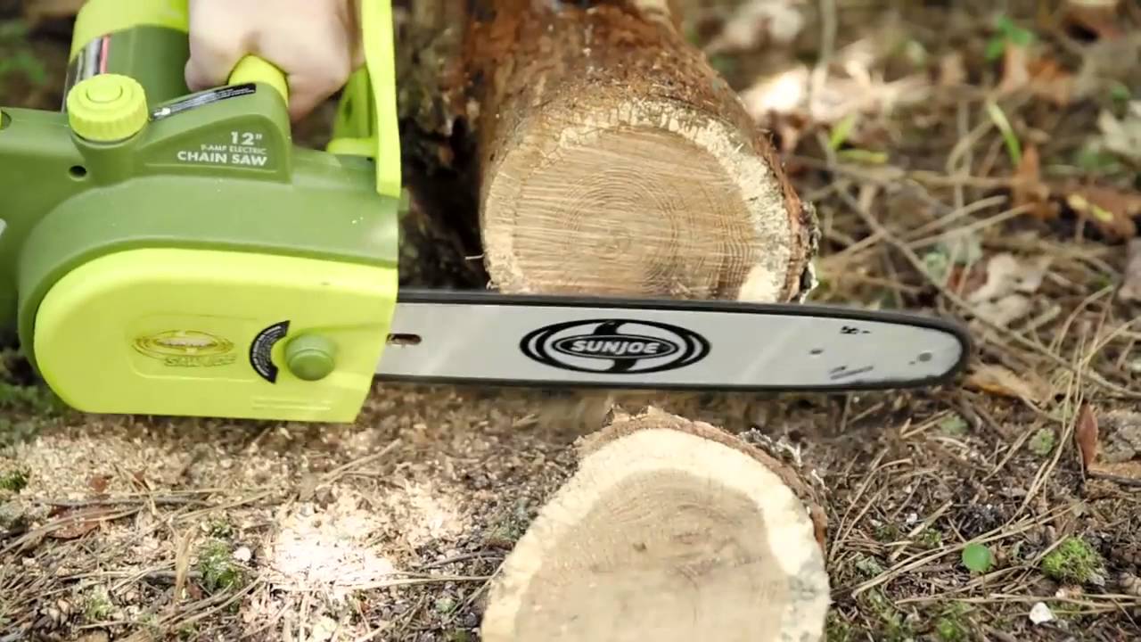 Sun Joe 12 In 9 Amp Electric Trim Prune Chain Saw Swj698e