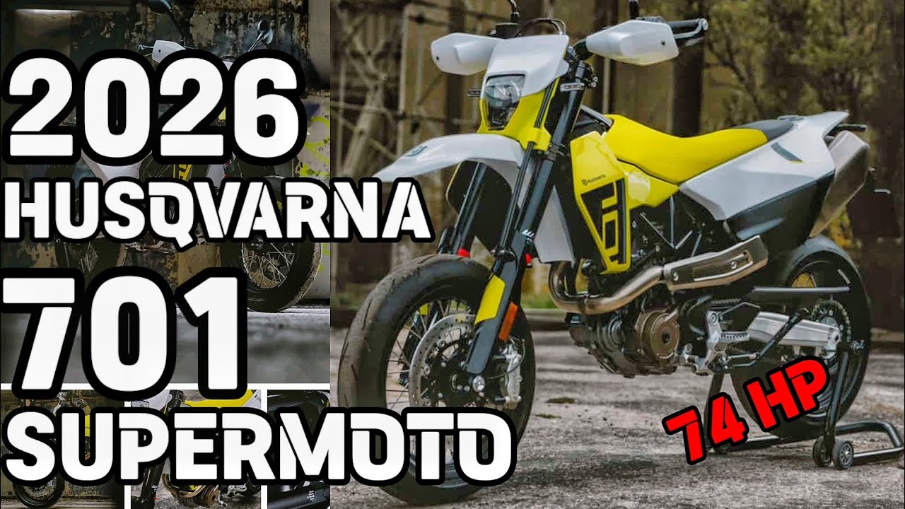 2026 HUSQVARNA 701 SUPERMOTO 74 л.с. МОЩНОСТЬ ИДЕАЛЬНАЯ