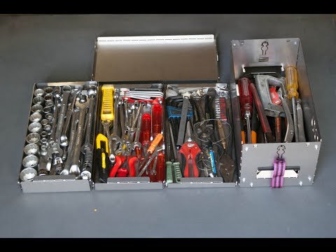 Organising a Cantilever Toolbox with brand new EASY PEEL 