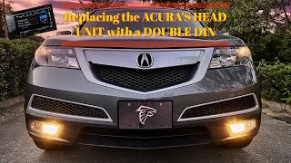 Second Generation Acura MDX Stereo Upgrade Series - Part 3 - DOUBLE DIN HEAD UNIT INSTALL