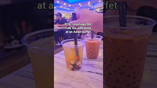 Unlimited DYI Milk Tea with Boba #foodie