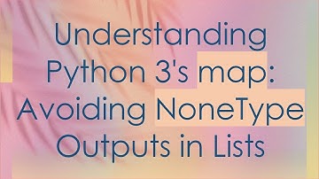 Understanding Python 3