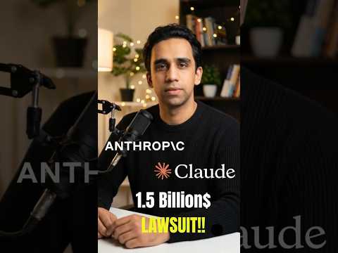 Claude AI's $1.5 Billion Lawsuit Explained in 60 Seconds