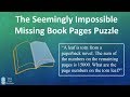 The Seemingly Impossible Missing Book Pages Puzzle (From India)