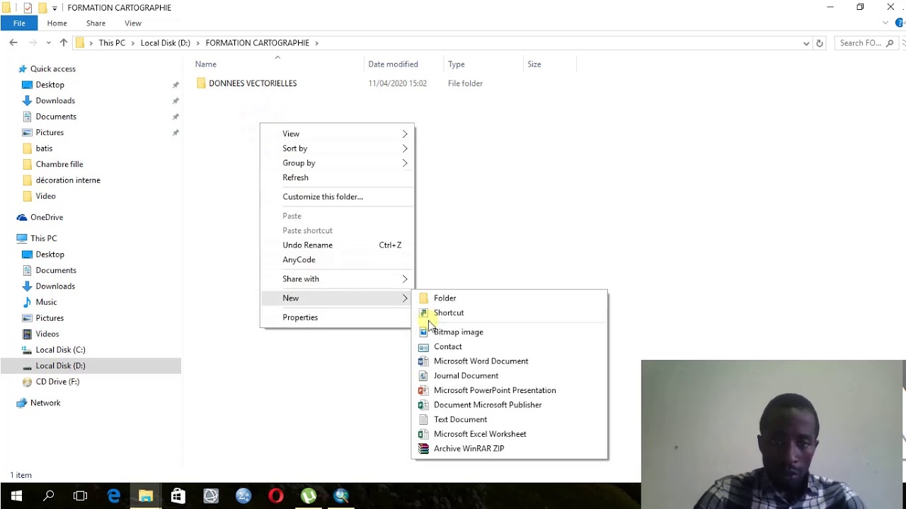 NOTION DE DOSSIER PROJET EN CARTOGRAPHIE  sur ARCGIS